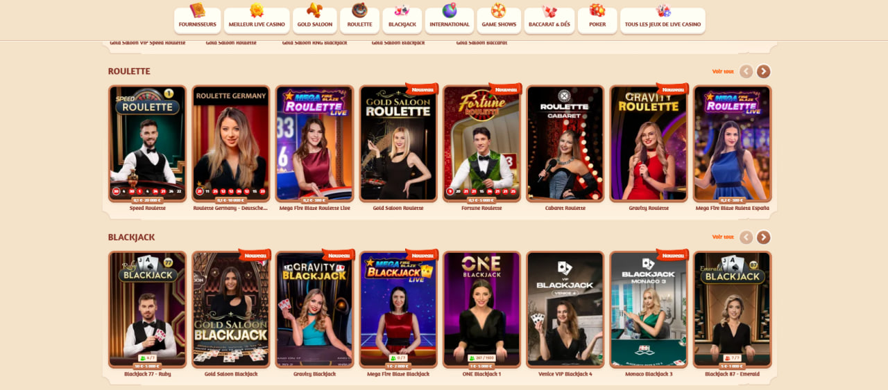 billybets jeux de table